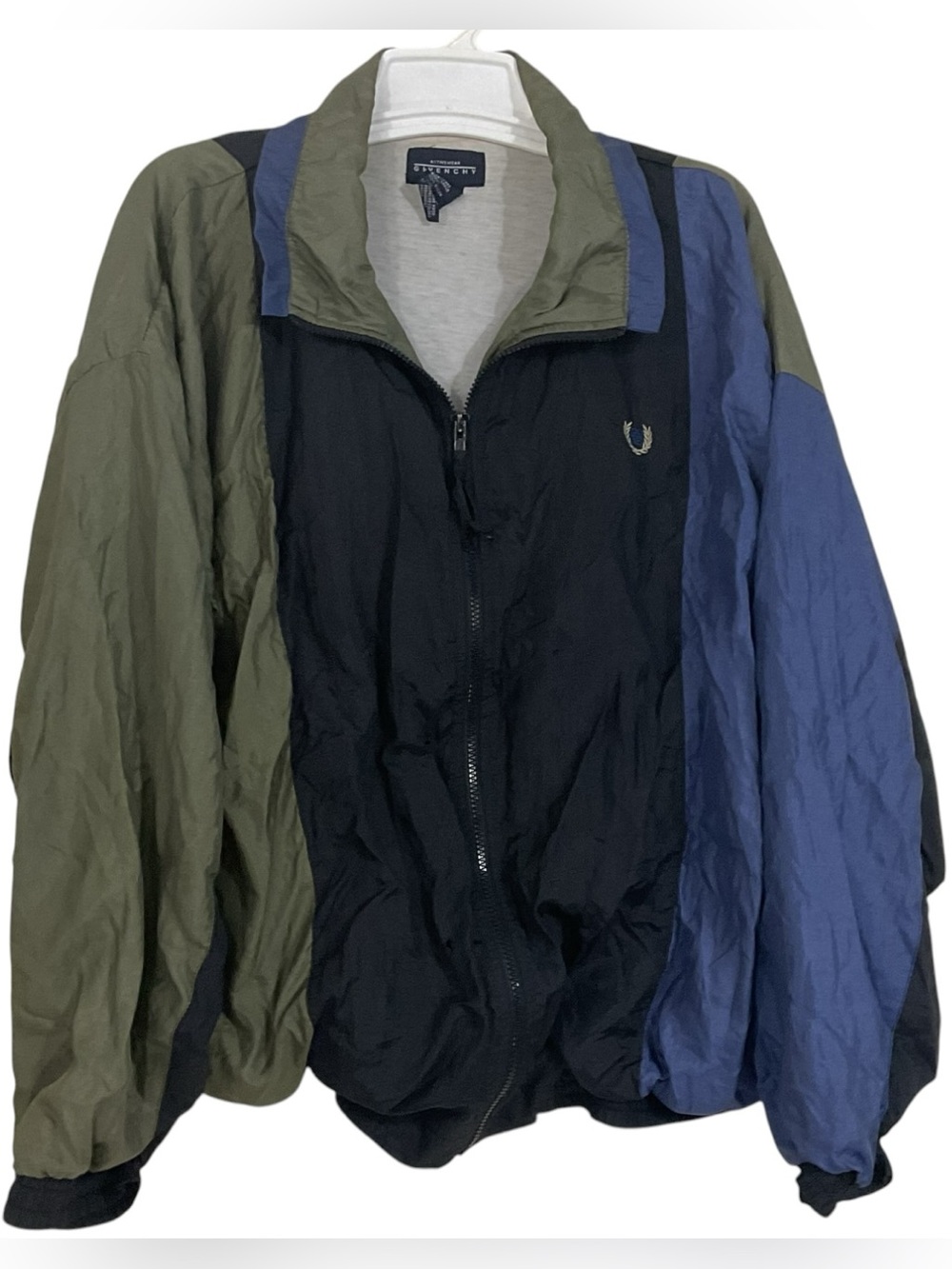 Givenchy Activewear Vintage Colorblock Windbreaker Jacket Men’s Large Full Zip